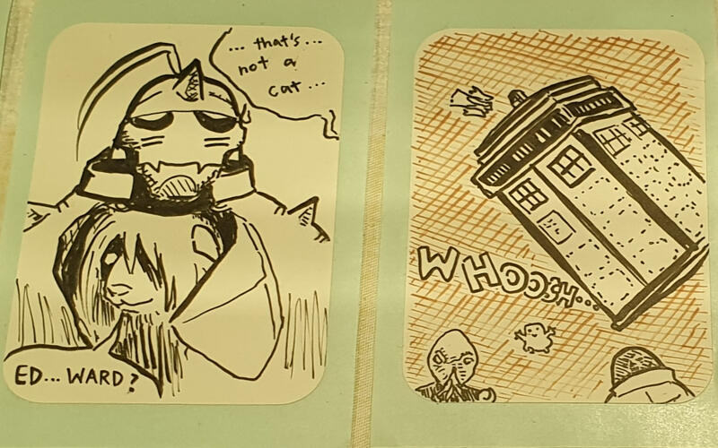 white sticker